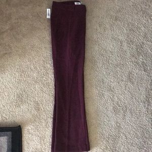 Maroon old navy dress pants. NWT